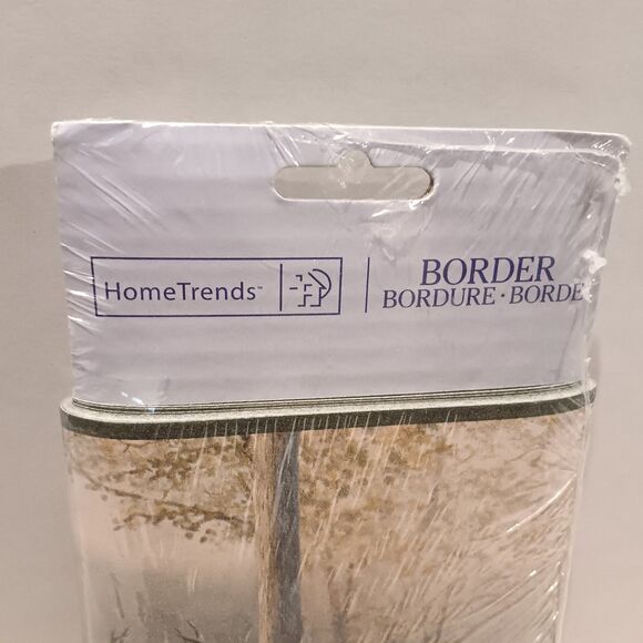 Home Trends Deer Buck Wallpaper Border-2006-Pre Pasted Vinyl-WM96270-5 Yd-NEW - Picture 3 of 8